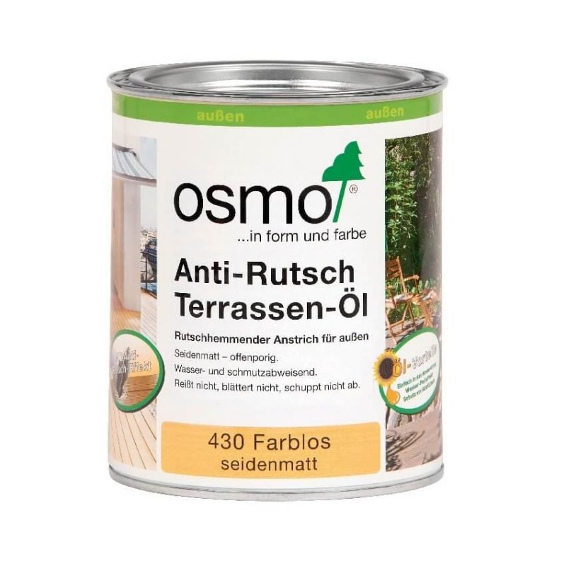 Osmo Anti-Rutsch Terrassenöle & Holzschutz 0.75/2.50 L